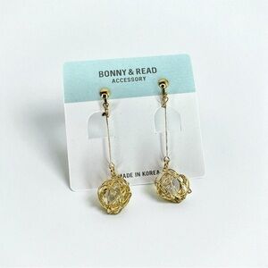 ✨ Bonny & Read Clip-On Earrings | No Piercing | Korean-Made Minimalist | NWOT